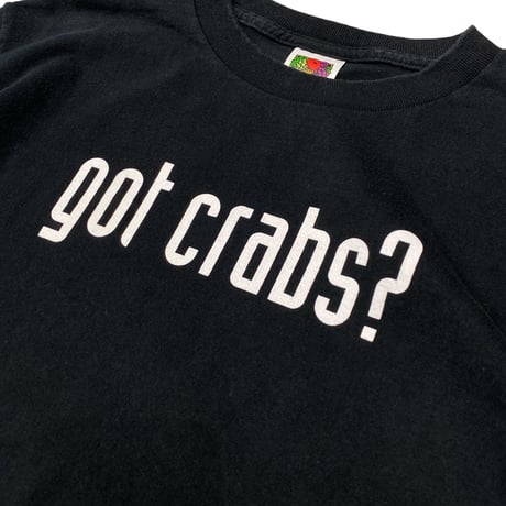 1990's-2000's "got crabs？" Printed Tee