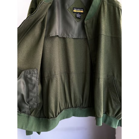 1990's Silk fabric zip up light jacket