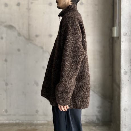 1990's Half zip Ecuador wool knit sweater