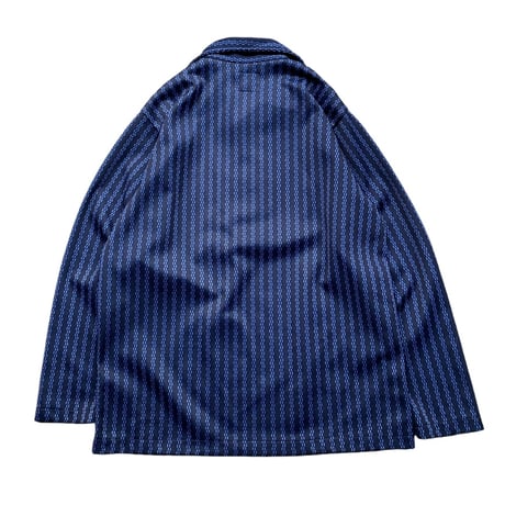 2000's Poly jacquard pullover shirt