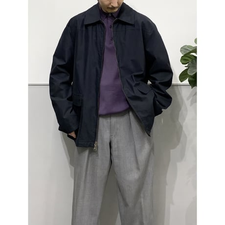 Late 1990's Double zipper Cotton blend jacket