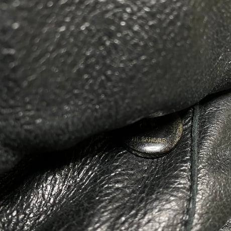 2000's "JIL SANDER" Double breasted leather coat