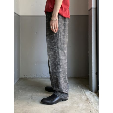 1980's-1990's 2tuck cotton slacks pants