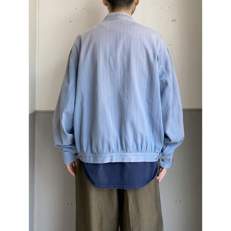 1990's Sun faded cotton fabric jacket