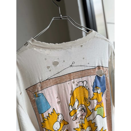1980's-1990's "THE SIMPSONS" Damaged Printed Tee