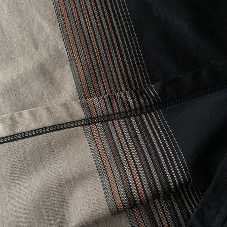 2000's Mercerised cotton half zip shirt