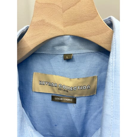 2000's linen fabric guayabera shirt