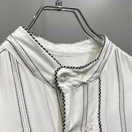 1990's Double button design rayon shirt