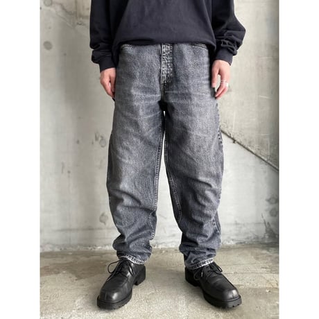 1990's "Levi's" BELGIUM made black denim pants