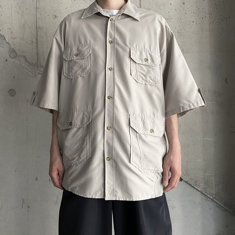 1990's-2000's 4pocket design short sleeve shirt
