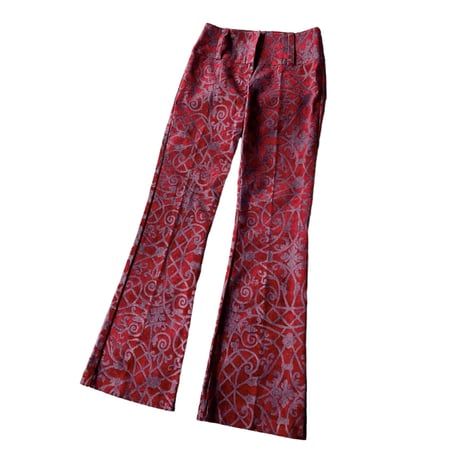 2000's FRANCE MADE stretched flare pants