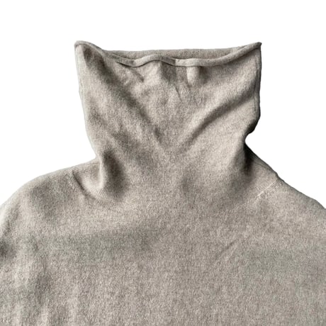 "EILEEN FISHER" Cashmere fabric Turtle necked sleeveless knit