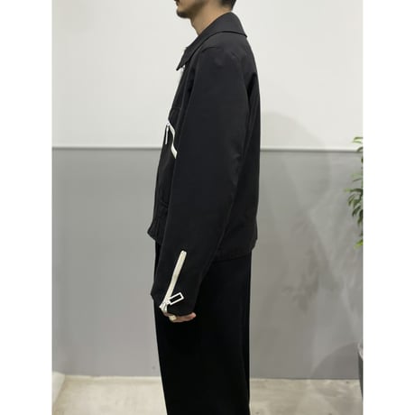 1970's BELGIUM MADE Black & White Zip Up Jacket