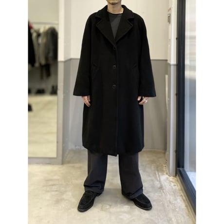 1980's-1990's Cashmere blend wool long coat
