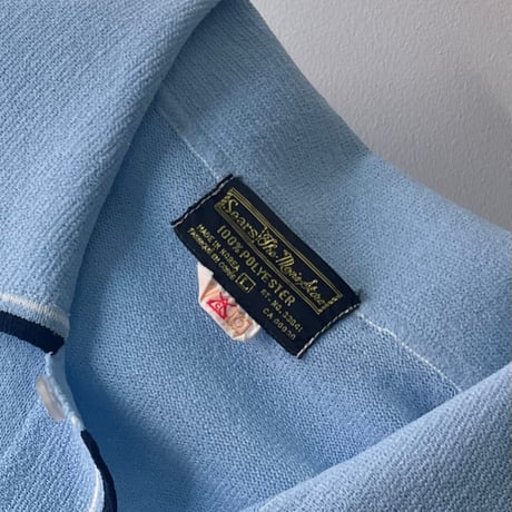 1970's "Sears" Short sleeve summer knit shirt
