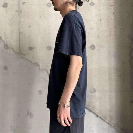 2000's〜"ZILDJIAN" Damaged printed Tee