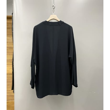 1980's-1990's Collarless dolman sleeve shirt