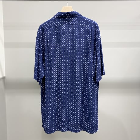 1990's-2000's "Polo by Ralph Lauren" Open collar rayon shirt