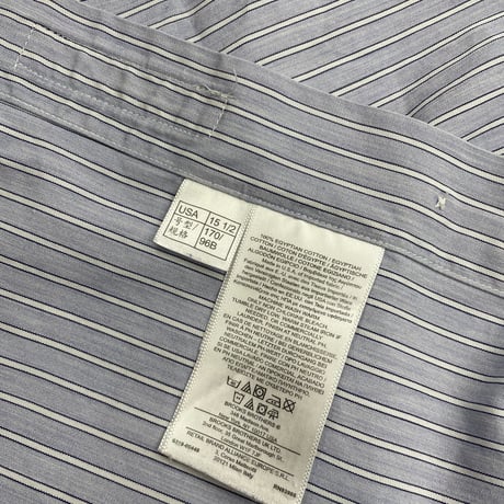 ”Brooks Brothers" USA MADE Egyptian Cotton Striped Shirt