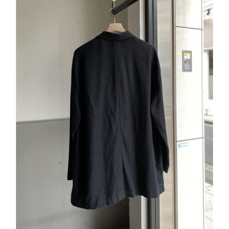 1990's Type Safari Jacket Linen Blended Relaxing Jacket