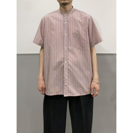1970's-Early 1980's "LANVIN PARIS" FRANCE MADE Striped short sleeve shirt
