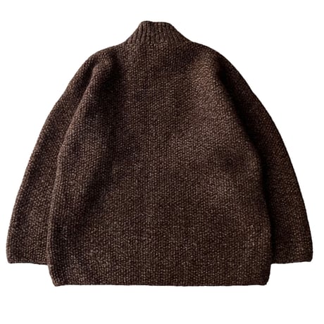 1990's Half zip Ecuador wool knit sweater