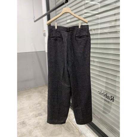 1990's Wide silhouette 3tuck slacks pants