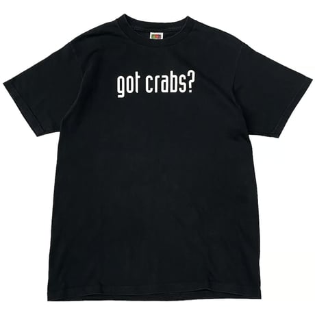1990's-2000's "got crabs？" Printed Tee
