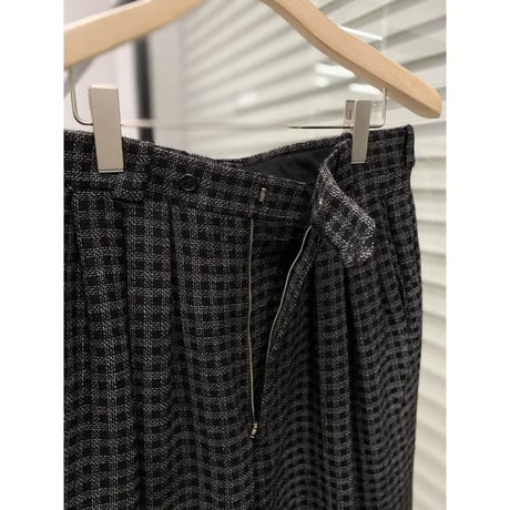 1990's Wide silhouette 3tuck slacks pants