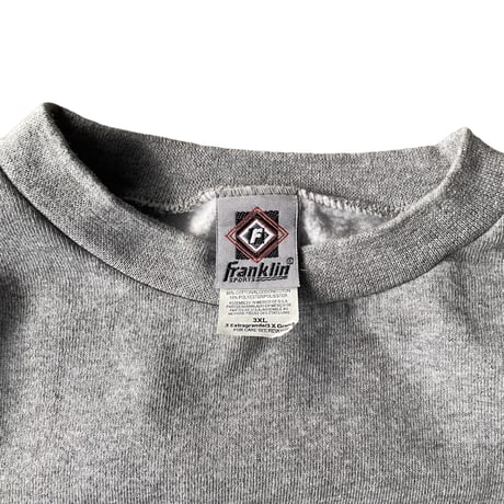 1990's Oversized 2tone color sweat shirt