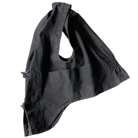 1980's Cotton fabric hook vest