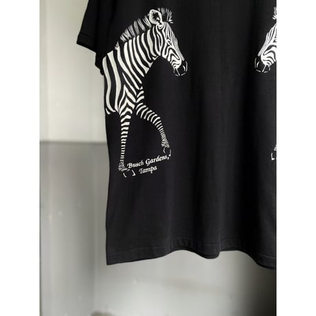 1980's〜1990's "M.ECKLER" ZEBRA Printed Tee