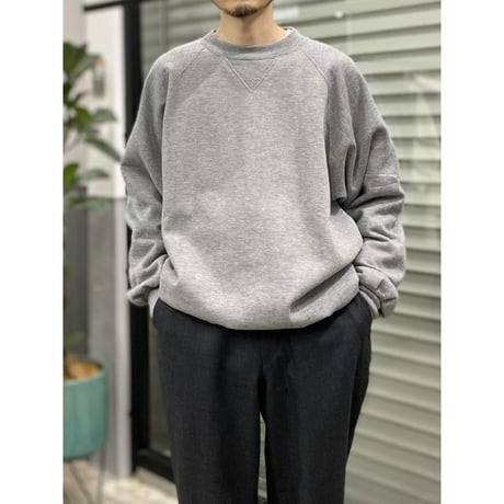 (DEAD STOCK) 1990's Front-V Raglan Sleeve Sweat Shirt