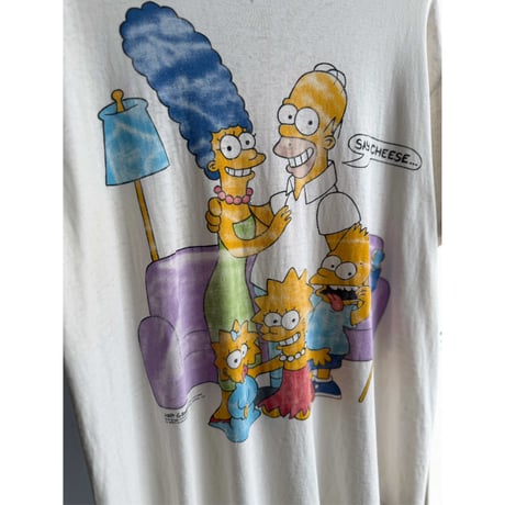 1980's-1990's "THE SIMPSONS" Damaged Printed Tee