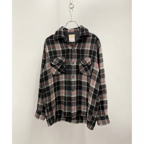 1950's-1960's "Lord Kingsbury" Open collar wool shirt