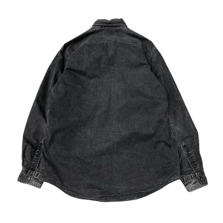 1980's-1990's "L.L.Bean" Black denim shirt