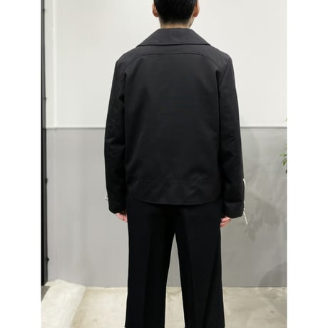 1970's BELGIUM MADE Black & White Zip Up Jacket
