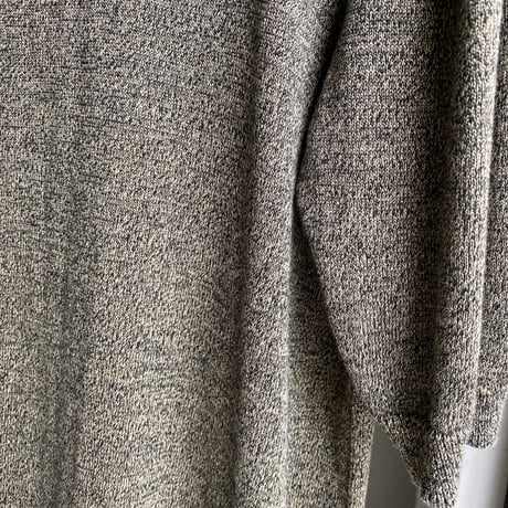 2000's Silk / Cotton fabric short sleeve melange knit