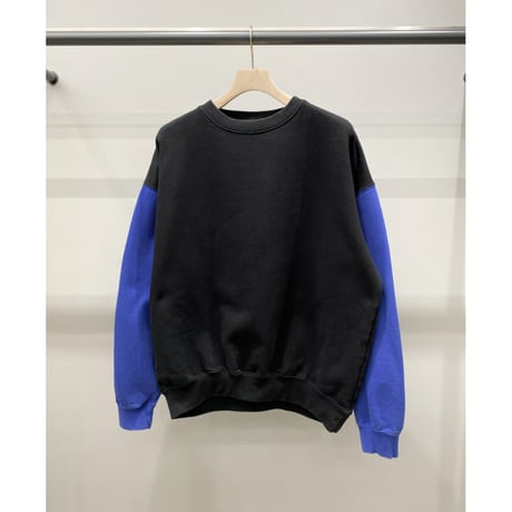 2000's Two tone color sweat shirt