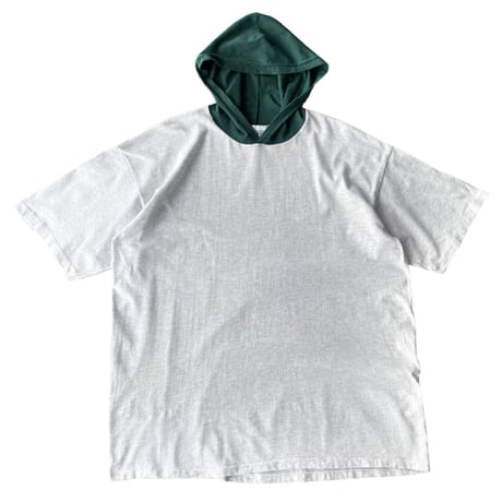 1990's Two tone color hooded Tee
