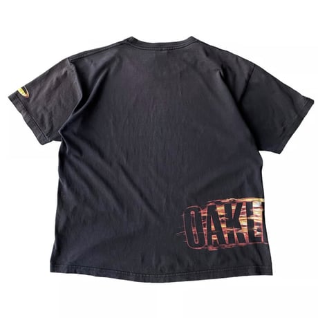 2000's "OAKLEY" Sunfaded printed Tee