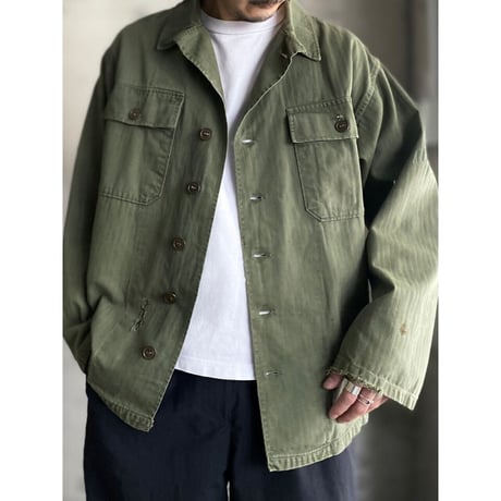1940's-1950's U.S.ARMY M-47 HBT utility shirt