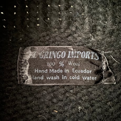 1990's Hand made Ecuador knit sweater