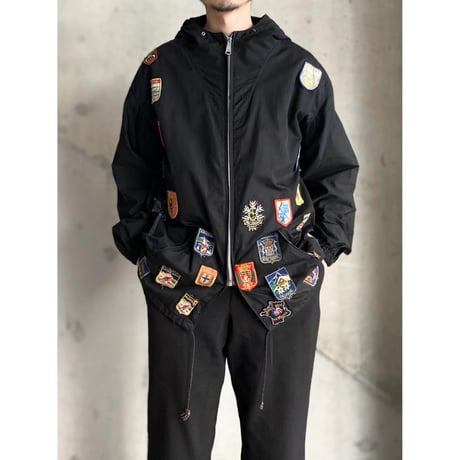 1950's-1960's "MONCLER" Black cotton ski jacket