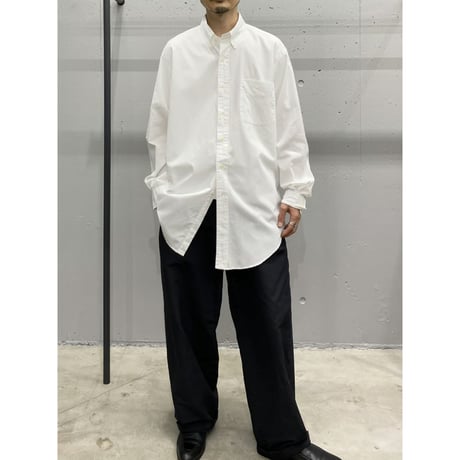 1990's-2000's "Ralph Lauren" White embroidery design button-down shirt