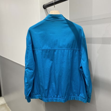 1980's-1990's Turquoise blue multi pocket design jacket