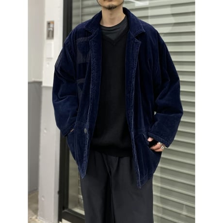 1980's "NAFNAF" Wide wale corduroy padding jacket