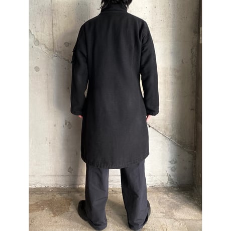 2000's Dual zip design cotton long jacket
