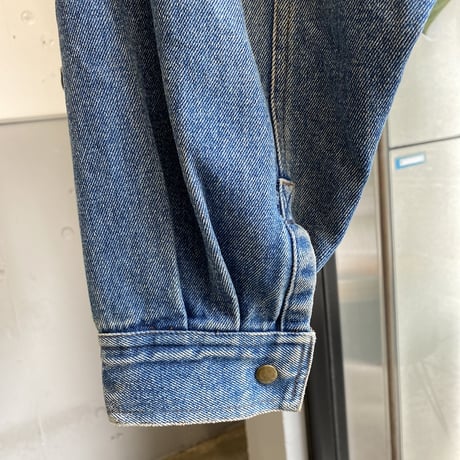 1980's-1990's "TOGETHER" Leather Switching Design Denim Jacket