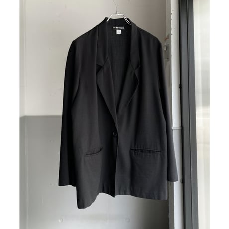 1990's-2000's Rayon blend relaxing tailored jacket